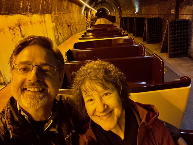 Mercier train with Scott and Julie © Scott Kendall