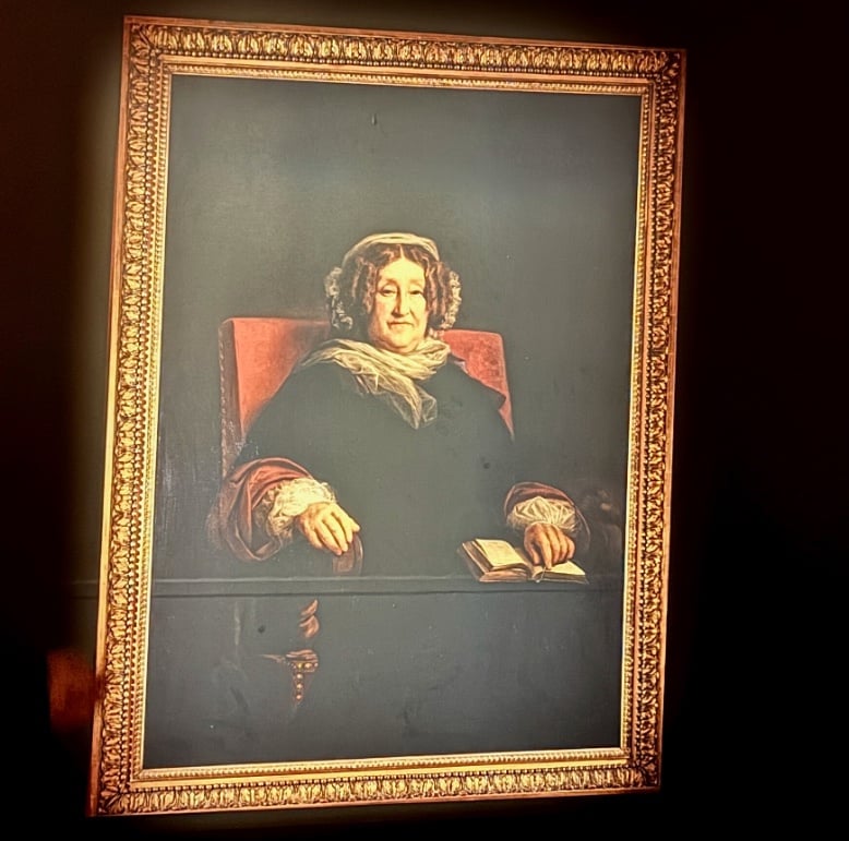 Veuve Clicquot painting of Widow Clicquot © Scott Kendall