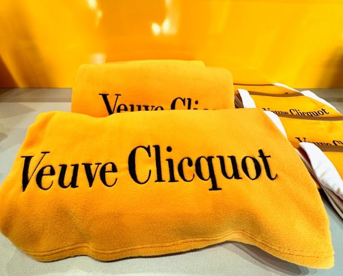 Veuve Clicquot's famous yellow © Scott Kendall