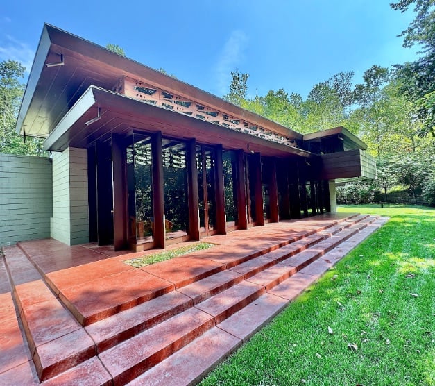 Crystal Bridges Frank Lloyd Wright house © Scott Kendall