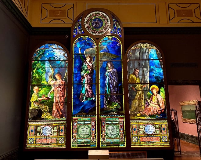 Detroit Institute of Art stained glass art © Scott Kendall 