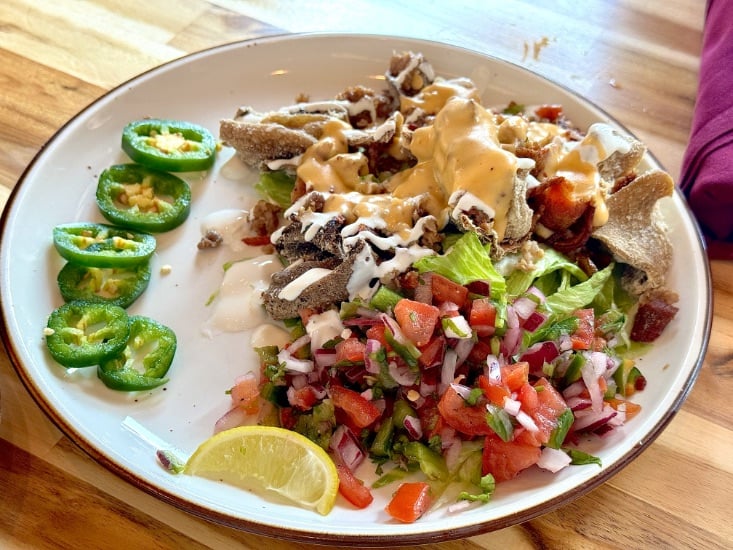 Tusk & Trotter Restaurant Pig Ear Nachos © Scott Kendall