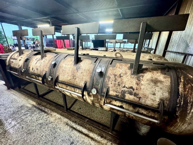 Wright's Barbecue 1,000 pound smokers © Scott Kendall 
