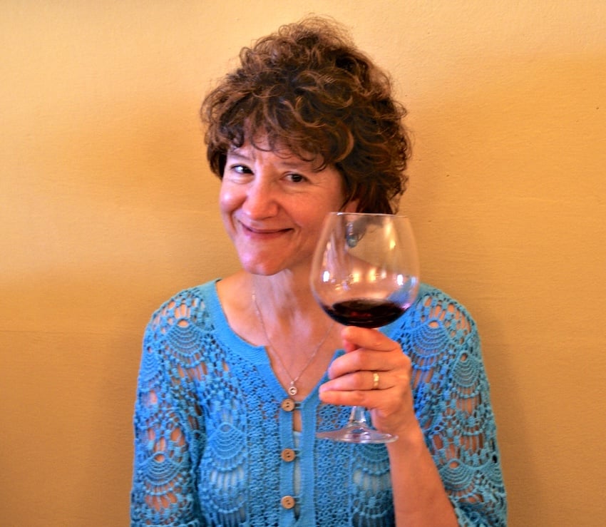 Julie with a glass of red © Scott Kendall 