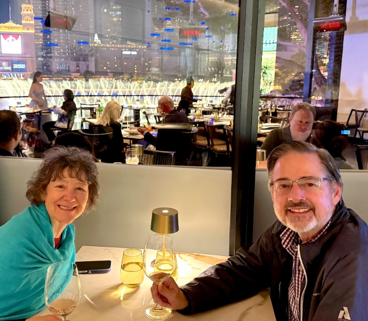 Dinner at The Bellagio at Spago with Julie and Scott