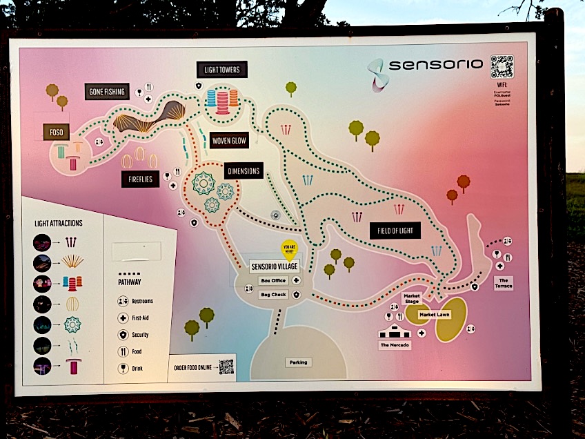 Sensorio at Paso Robles map © Scott Kendall