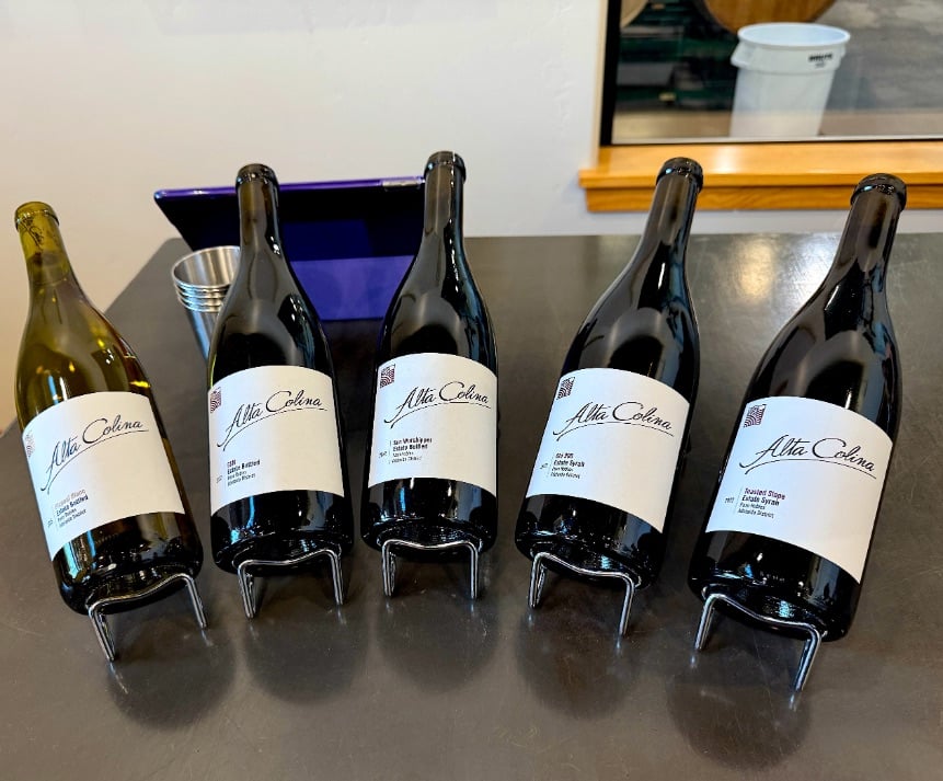 Alta Colina wines, a few of the great wines that make it one of the best wineries in Paso Robles © Scott Kendall