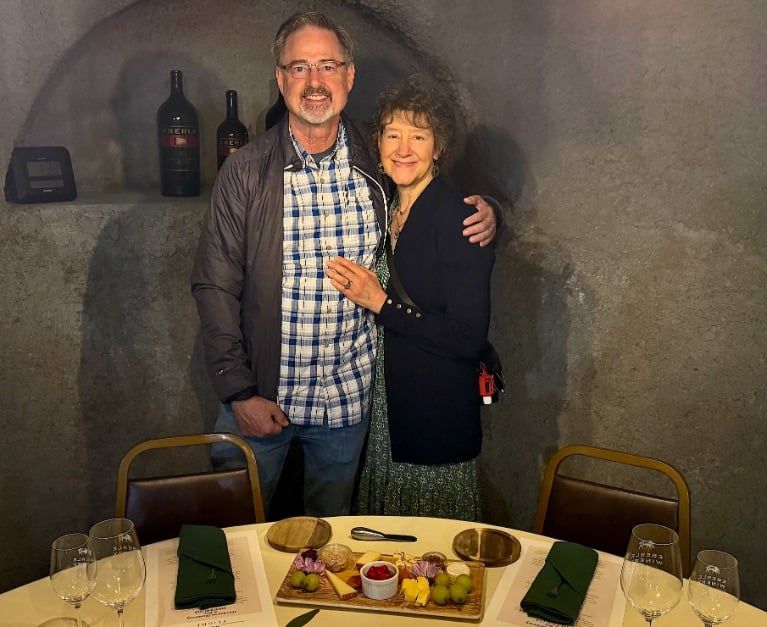 Eberle wine tasting in the cave with Scott and Julie exemplifies why Eberle is one of the best wineries in Paso Robles
