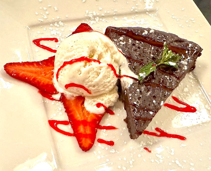 Parchetto chocolate tart © Scott Kendall