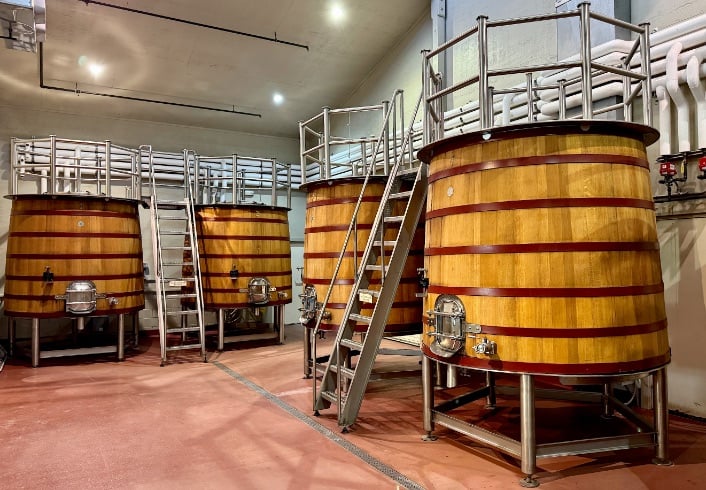 Tablas wine vats © Scott Kendall