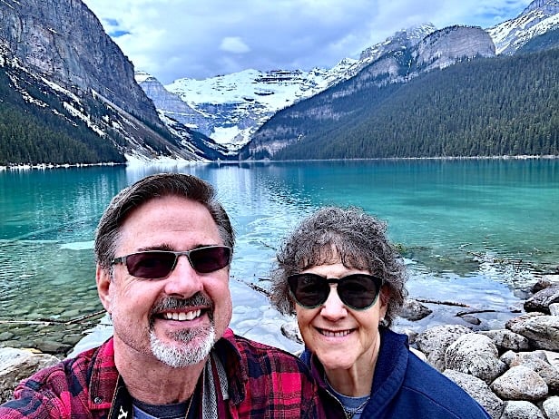 Lake Louise with Scott and Julie © Scott Kendall
