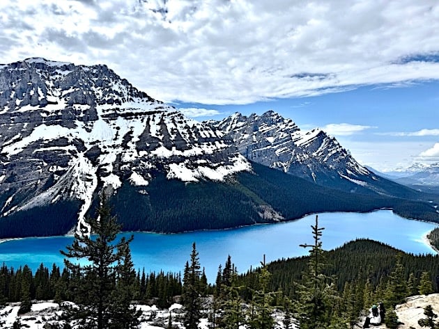 Glacier-fed Peyto Lake view © Scott Kendall