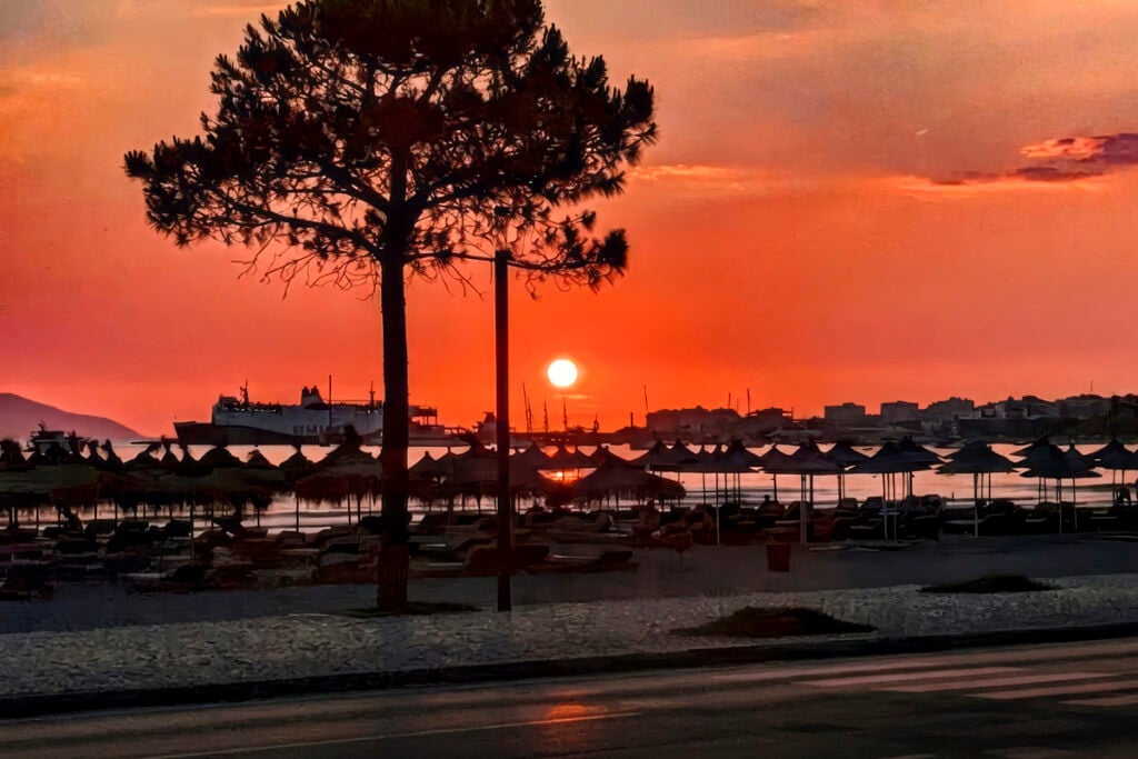 Sunset on the Ionian Sea, Albanian Riviera © Mary Charlebois