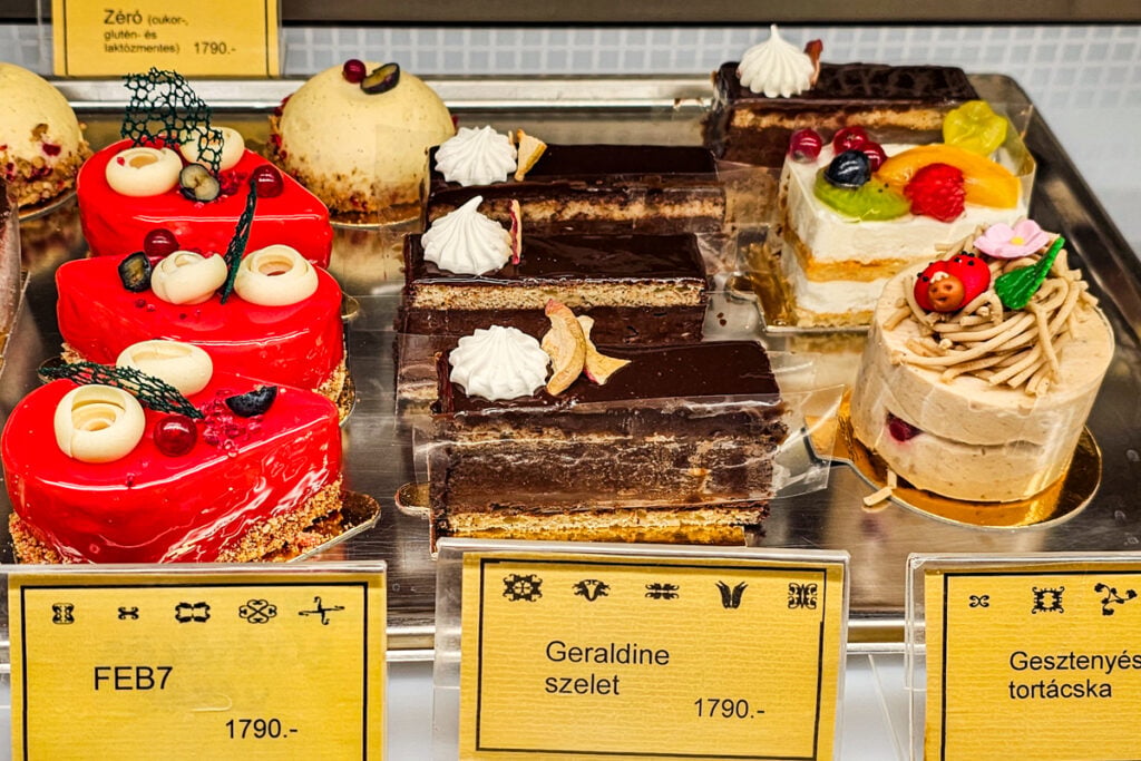 Hungarian pastries are works of art, almost too beautiful to eat—almost © Kevin Scanlon