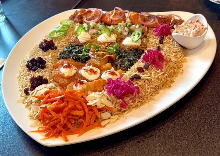 Afghan Kitchen delicious assortment of tasty treats © Scott Kendall