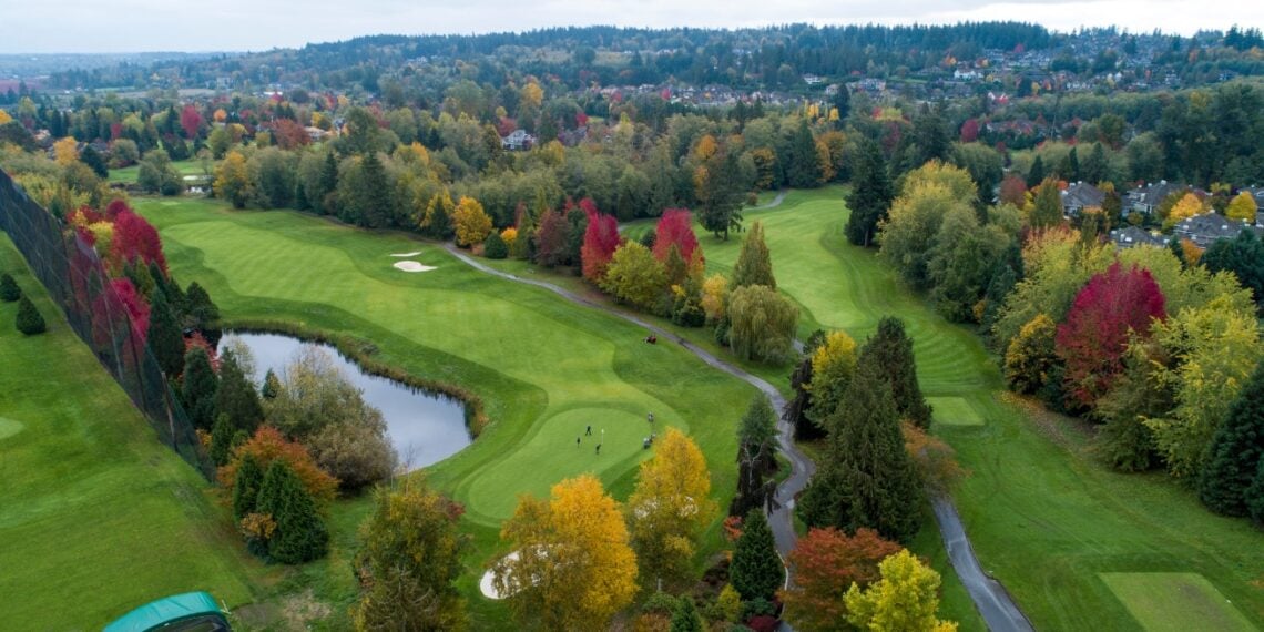 Morgan Creek Golf Course with fall colors © Morgan Creek Golf Course