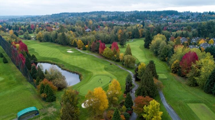 Morgan Creek Golf Course with fall colors © Morgan Creek Golf Course