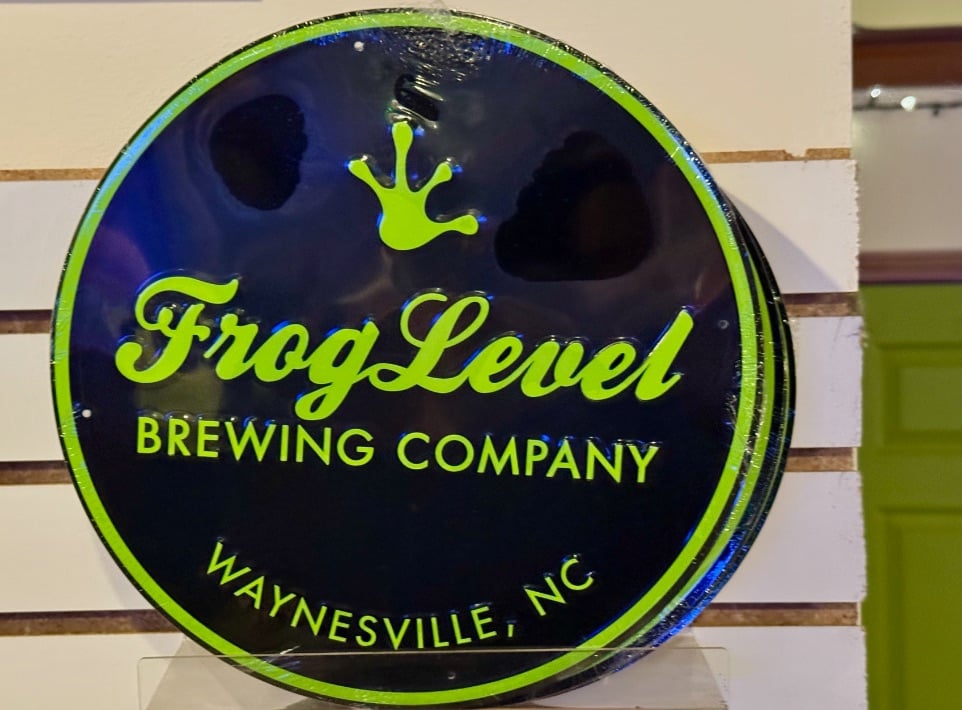 Frog Level Brewing Company sign © Scott Kendall
