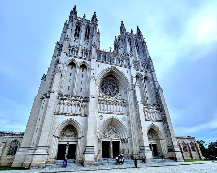 National Cathedral is the highest point in Washington DC © Scott Kendall