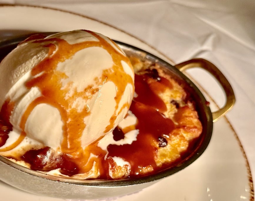 Old Ebbitt Grill bread pudding © Scott Kendall
