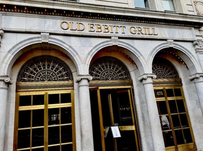 Old Ebbitt Grill is a Washington DC icon © Scott Kendall