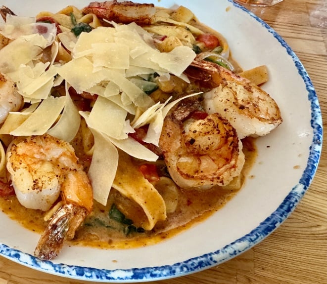 Vola's Creole Shrimp Fettucine © Scott Kendall 