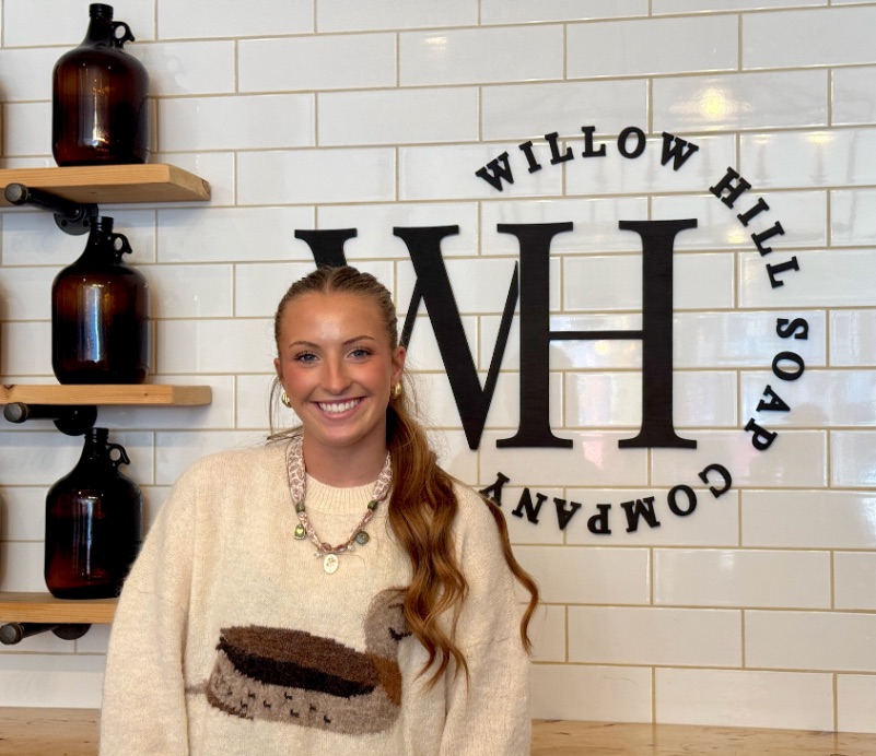 Willow Hill's Carley, delightful daughter of owners Ben and Allison © Scott Kendall 